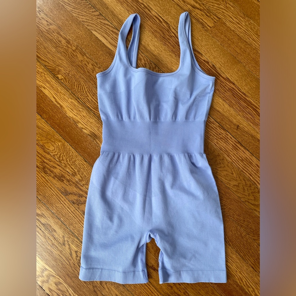 WeWoreWhat Light Blue Bike Shorts